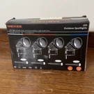 Meikee Led Outdoor Spotlights 4 Pack 7W IP66 Landscape New Open. Fixed Price $43.95.