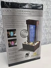 Newport Coast Led Water Fountain -decorative Cracked Glass Light Show Dual Power. Fixed Price $32.99.