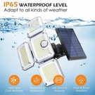 3000LM 333 Led Solar Lights Outdoor Motion Sensor Security Wall Lamp Waterproof. Fixed Price $13.99.