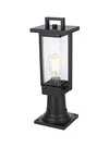 Elegant Lighting OD319P18 Tilton 18" Tall Post - Black. Fixed Price $108.00.