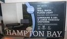Hampton Bay Solar Black Outdoor Integrated Led Landscape Wall Wash Spot Light. Fixed Price $40.23.