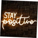 Led Neon Light Signs Wedding Birthday Girls Party Wall Decor Usb Stay Positive. Fixed Price $24.92.