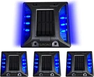 Siroad Solar Driveway Deck Light, IP68 Waterproof Reflector Outdoor Blu. Fixed Price $54.09.