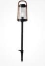 Hampton Bay Oakman Low Voltage Black & Copper Clear Glass Path Light - New. Fixed Price $24.99.