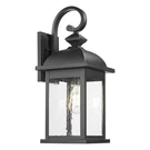 Femila 21 Outdoor Wall Sconce Lantern - Matte Black Waterproof. Fixed Price $179.99.