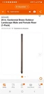 Kichler 24" Female Riser In Centennial Brass -15513CBR. Fixed Price $28.99.