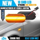 2X Smoked Led Sequential Turn Signal Light Units For Seat Leon MK1 MK2 Ibiza 6L. Fixed Price $27.01.