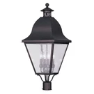 Livex Lighting Amwell Outdoor Post Head Bronze 2548-07. Fixed Price $1659.96.