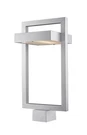 Luttrel 1-LIGHT Outdoor Post Mount Fixture In Silver. Fixed Price $294.00.