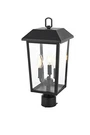Elegant Lighting OD502P18 Riggs 3 18" Tall Post - Black. Fixed Price $136.00.