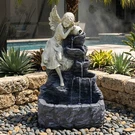Angel Falls Solar Water Fountain With Battery/led Lights - 29 By Sunnydaze. Fixed Price $299.00.