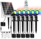 Meihua Solar Spot Lights Outdoor Color Changing, 6 1 Landscape Light.... Fixed Price $59.89.