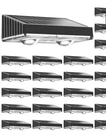 Niorsun Solar Fence LIGHTS,24 Pack Deck Light,led Warm White Outdoor Wall. Fixed Price $29.99.