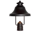 Designers Fountain 1-LIGHT Bayport Outdoor 15" Post Lantern, Bronze. Fixed Price $80.00.