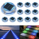 Quntis Rgb Solar Deck 12 Pack, 11 Lighting Modes Driveway Lights.... Fixed Price $158.29.
