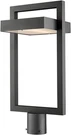 Z-lite 566PHBR-BK-LED Luttrel One Light Outdoor Post Mount Black Finish. Fixed Price $306.00.