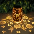 Tepaken Solar Outdoor Lanterns, Garden Decor BUTTERFLIES-4, Gold. Fixed Price $46.99.