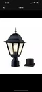 1 Windben Outdoor Light,lamp Fixture ,post Lantern W/pier Set Of. Fixed Price $45.00.