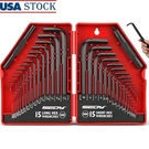 Hex Key Wrench Set 30PCS Allen Tool Chrome Vanadium Steel W/ Storage Case New. Fixed Price $16.52.