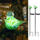 Bshine Solar Garden Decoration Outdoor Green Bird Lights, 2 Pack Hand Blown G.... Fixed Price $43.30.