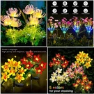 Solar Lights Outdoor Garden Waterproof Yard Patio Decor Led Flower Stake Lamp. Fixed Price $13.29.