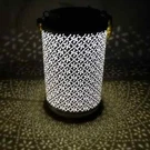Alpine Corporation 10" Solar Hanging White Led Indoor Outdoor Lantern Nib. Fixed Price $24.95.