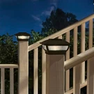 Hampton BAY4 X 6 Black Integrated Led Outdoor Solar Deck Post Cap. Fixed Price $34.99.