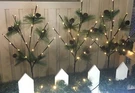26" Pre-lit Brown Twig Stakes W/ Pine Cones & Led Lights For Christmas Decor. Fixed Price $19.59.