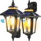 2 Pack Solar Wall Lantern Lights Outdoor With 3 Lighting Modes, Motion Sensor. Fixed Price $88.99.