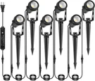 Pack Low Voltage Outdoor Spot Lights With Transformers - IP65 Waterproof Uplig. Fixed Price $92.99.
