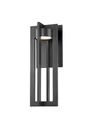 Wac Lighting Chamber Single 20" Tall Integrated Led Outdoor Wall Sconce Bk. Fixed Price $179.95.