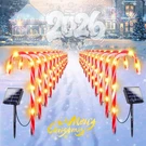 24PACK Solar Christmas Candy Cane Lights, Pathway Waterproof, Ch.... Fixed Price $36.50.