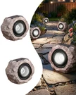 2 Pack Solar Rock Lights Outdoor, Angle Adjustable Water.... Fixed Price $55.85.