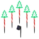 5PC Christmas Solar Pathway Lights Xmas Tree Candy Led Garden Stake. Fixed Price $19.99.