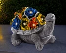 Jlxtreme Solar Garden Outdoor Turtle Statue With Succulent And 7 Led Gray. Fixed Price $31.12.