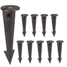 Ground Stakes 10 Pack 9.44 X 2.95 Brass Insert Landscape Lighting Gardencoin. Fixed Price $104.99.