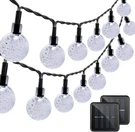 Solar Powered Globe Lights 2PK Of 30 Led Indoor/outdoor New Box. Fixed Price $26.99.