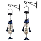 Hongland Patio Deals, Solar Lanterns Outdoor Waterproof, 2-PACK, Blue. Fixed Price $61.99.