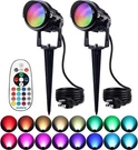 Sunvie Rgb Spot Lights Outdoor 12W Led Changing Pack, Multicolor. Fixed Price $42.99.