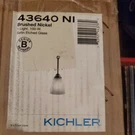 Kichler Jolie 43640NI 1-LIGHT Mini Chandelier Brushed Nickel Transitional. Fixed Price $36.00.