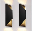 Dimmable Led Up Down Wall Light, 14" Waterproof 3000K, Pack 2, Leonlite. Fixed Price $82.69.