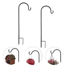 2 Pack Shepherd Hook 35 Inch Tall Garden Outdoor For Hanging Solar Light.... Fixed Price $21.88.