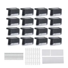 16 Pack Solar Power Led Deck Lights Garden Stairs Step Fence Outdoor Path. Fixed Price $18.38.