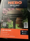Nebo NEB-LSP-0010 Low Voltage Path Light Espresso Finish 75 Lumens Watts. Fixed Price $21.00.