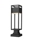 James Allan ZPL33034 Morris 22" Tall Led Outdoor Pier Mount Post - Black. Fixed Price $334.00.