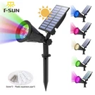 4PACKS Solar Led Flood Lamp Spotlights Outdoor Garden Wall Landscape Us. Fixed Price $62.99.