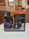2 Hampton Bay Hubspace Smart Color Change Deck Lights 1009-913-060 Black. Fixed Price $40.99.