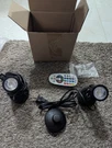 Doreio 3W Led Spotlight 2 Lights With Remote Indoor W/drywall Anchors. Fixed Price $15.00.