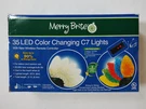 Merry Brite 35 Led Color Changing C7 Christmas Lights With Remote Indoor/outdoor. Fixed Price $47.99.