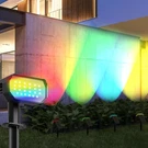 Ensenior Solar Spotlights Outdoor Rgb, 7+1 Color Changing Mode Landscape. Fixed Price $49.18.